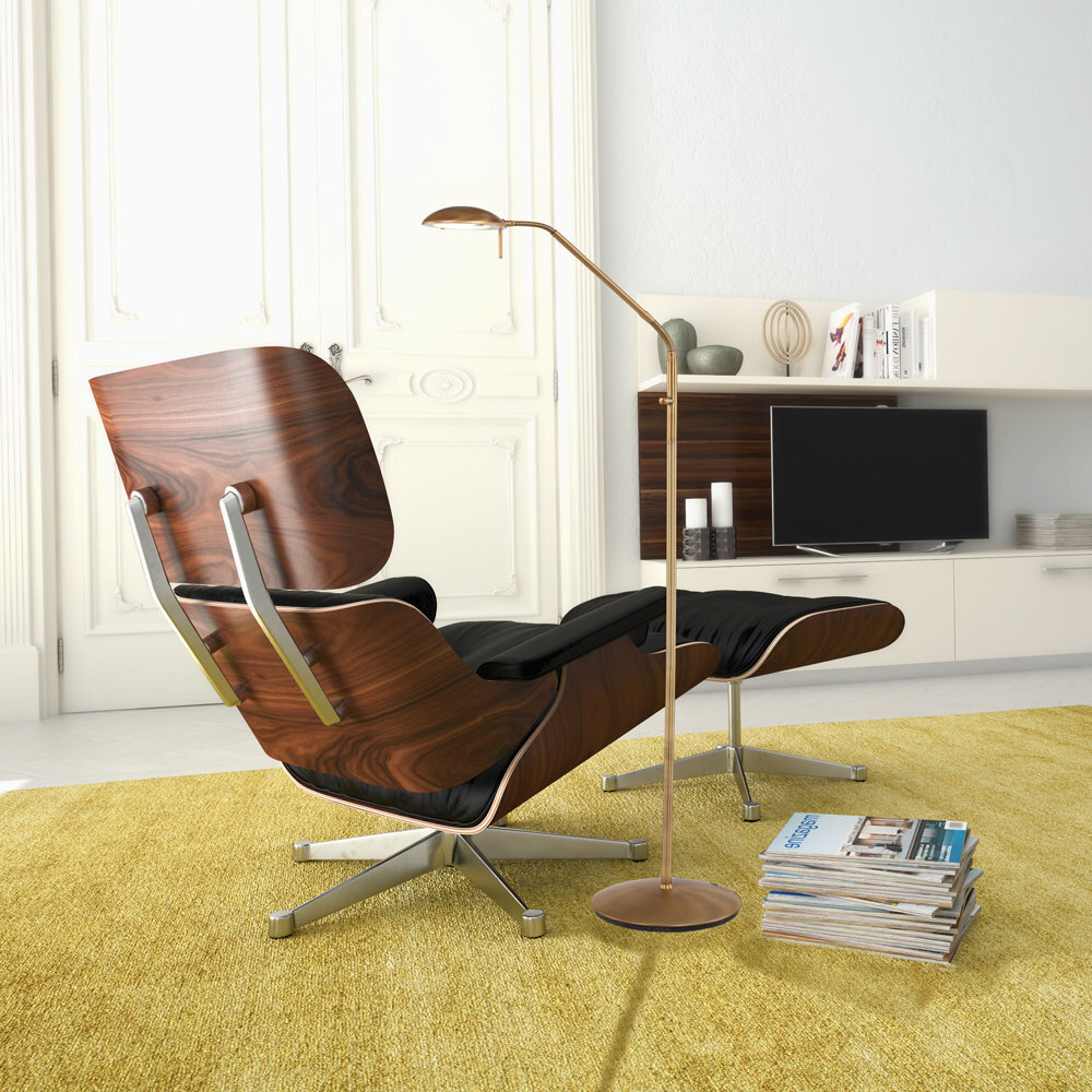 Mexlite Vloerlamp 1 lichts biron 7501br Mexlite Vloerlamp 1 lichts biron 7501br