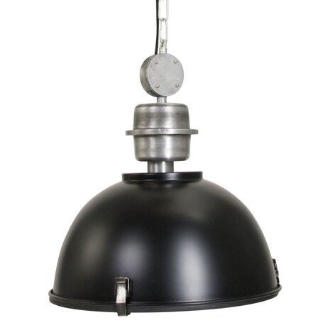 Steinhauer Hanglamp industrieel 7586zw zwart Steinhauer Hanglamp industrieel 7586zw zwart