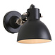 Mexlite Wandlamp cera 7647zw zwart Mexlite Wandlamp cera 7647zw zwart