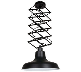 Mexlite Hanglamp flex 7654zw zwart Mexlite Hanglamp flex 7654zw zwart
