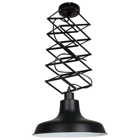 Mexlite Hanglamp flex 7654zw zwart Mexlite Hanglamp flex 7654zw zwart