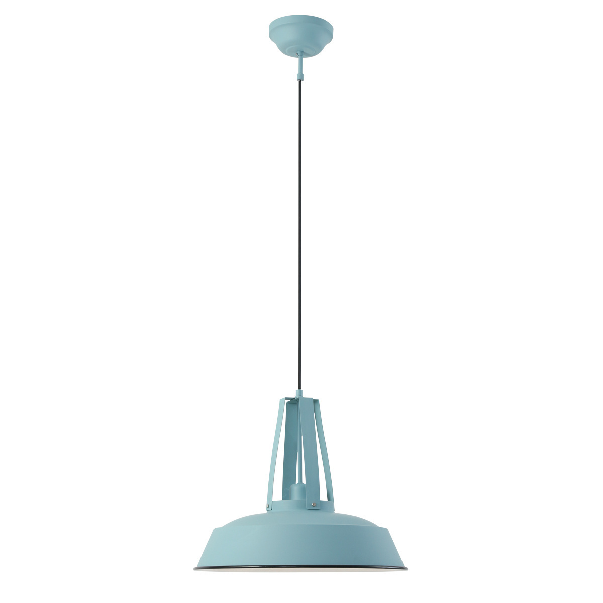 Lightning Donald Hanglamp 1-l. metaal 43cm Blauw