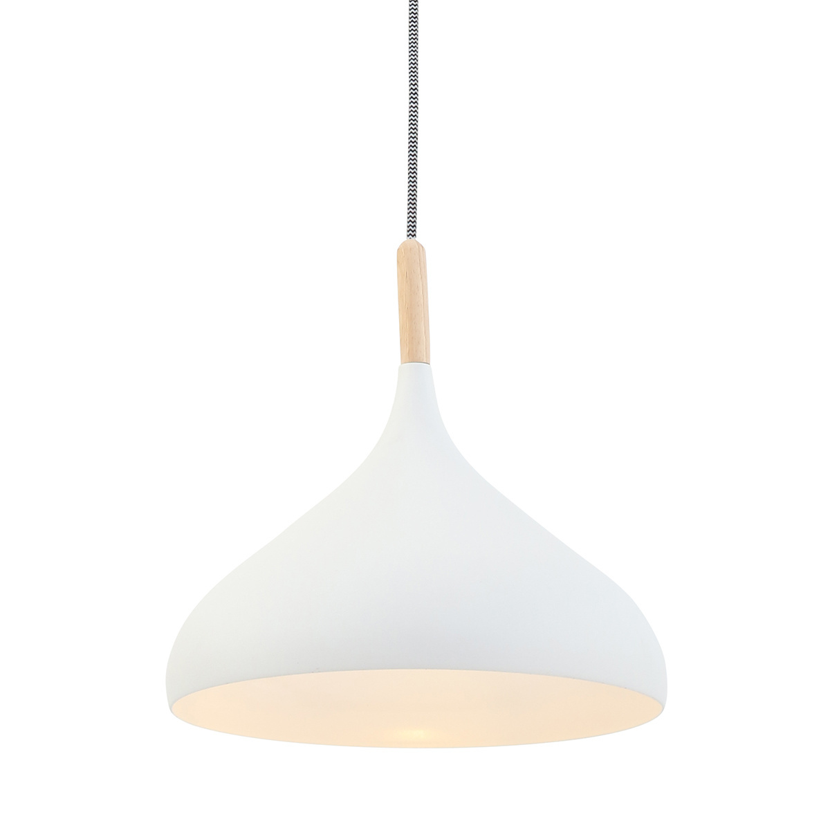 Lightning Scandinavische Hanglamp wit 30cm Wit