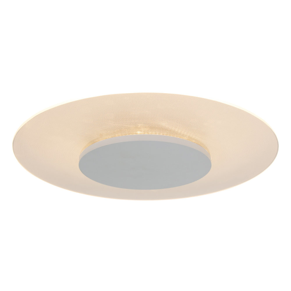 Lightning Moderne Plaffondlamp 42cm Wit