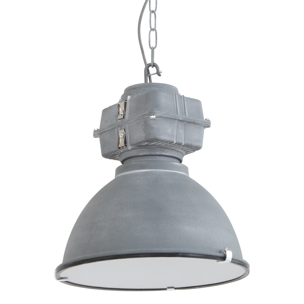 Lightning Industriele Hanglamp glas 40cm Grijs