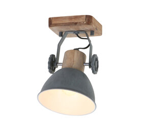 Mexlite Spot gearwood 7968gr grijs Mexlite Spot gearwood 7968gr grijs