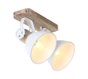 Mexlite Spot gearwood 7969w wit Mexlite Spot gearwood 7969w wit