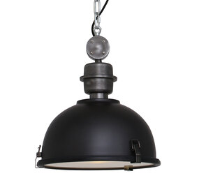 Steinhauer Hanglamp industrieel bikkel 7978zw zwart Steinhauer Hanglamp industrieel bikkel 7978zw zwart