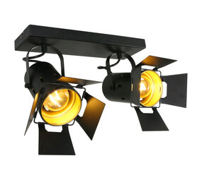 Mexlite Spot carre 7997zw zwart Mexlite Spot carre 7997zw zwart