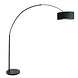 Steinhauer Vloerlamp Sparkled light 8127 zwart kap groene velours Steinhauer Vloerlamp Sparkled light 8127 zwart kap groene velours