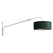 Steinhauer Wandlamp elegant classy 8130 staal velours kap groen Steinhauer Wandlamp elegant classy 8130 staal velours kap groen