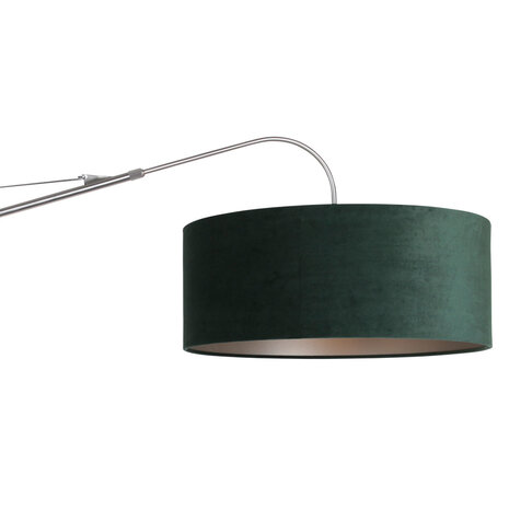 Steinhauer Wandlamp elegant classy 8130 staal velours kap groen