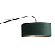 Steinhauer Wandlamp elegant classy 8130 zwart velours kap groen Steinhauer Wandlamp elegant classy 8130 zwart velours kap groen