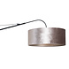 Steinhauer Wandlamp elegant classy 8134 zwart zilver velours kap Steinhauer Wandlamp elegant classy 8134 zwart zilver velours kap