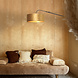 Steinhauer Wandlamp elegant classy 8135 zwart velours kap goud Steinhauer Wandlamp elegant classy 8135 zwart velours kap goud
