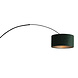 Steinhauer Wandlamp sparkled light 8139zw zwart kap groen velours Steinhauer Wandlamp sparkled light 8139zw zwart kap groen velours