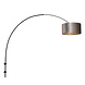 Steinhauer Wandlamp Sparkled light 8140zw zwart kap zilver velours Steinhauer Wandlamp Sparkled light 8140zw zwart kap zilver velours