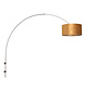 Steinhauer Wandlamp Sparkled light 8147st staal kap goud velours Steinhauer Wandlamp Sparkled light 8147st staal kap goud velours