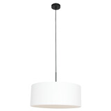 Steinhauer Hanglamp Sparkled light 8154 zwart witte kap