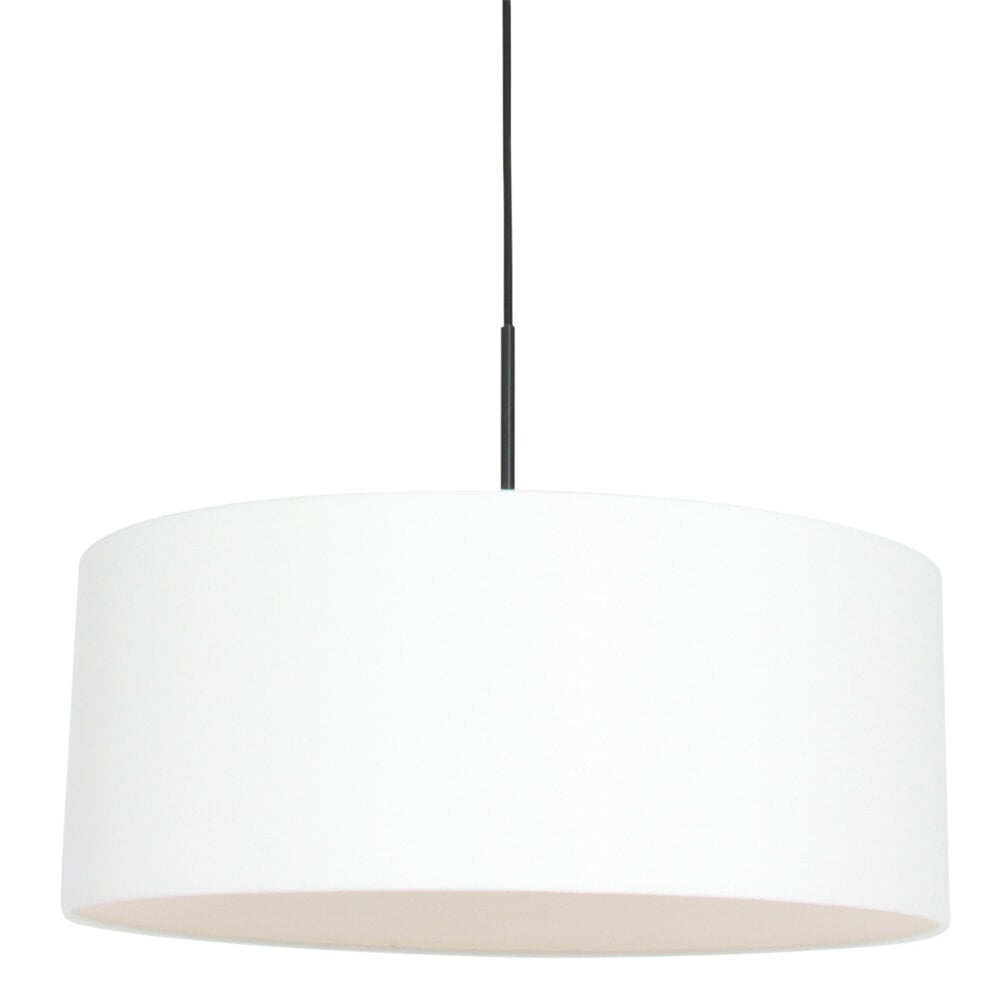 Steinhauer Hanglamp Sparkled light 8154 zwart witte kap