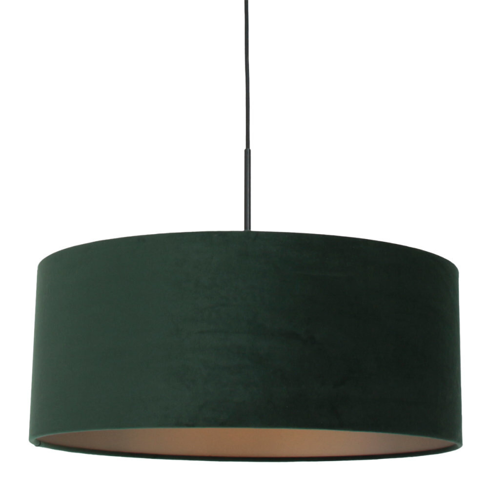 Steinhauer Hanglamp Sparkled light 8156 groen velours kap goud