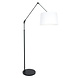 Steinhauer Vloerlamp prestige chic 8183zw zwart kap effen wit Steinhauer Vloerlamp prestige chic 8183zw zwart kap effen wit