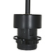 Steinhauer Hanglamp Sparkled light 8190 zwart kap linnen wit Steinhauer Hanglamp Sparkled light 8190 zwart kap linnen wit