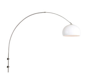 Steinhauer Wandlamp Sparkled light 8200st staal kap kunststof wit Steinhauer Wandlamp Sparkled light 8200st staal kap kunststof wit