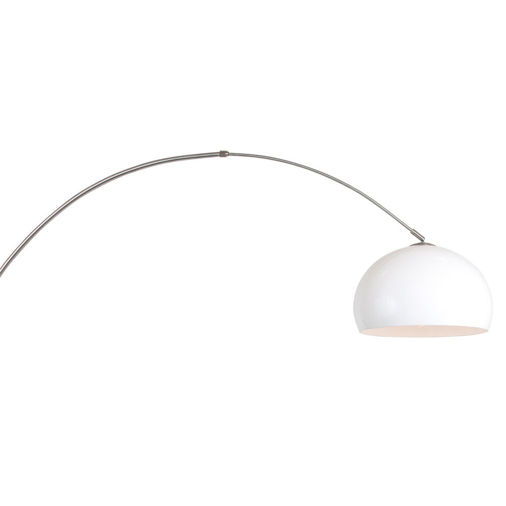 Steinhauer Wandlamp Sparkled light 8200st staal kap kunststof wit