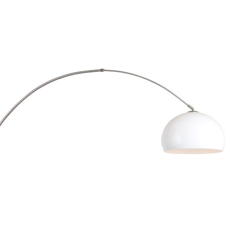 Steinhauer Wandlamp Sparkled light 8200st staal kap kunststof wit