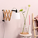 Mexlite Wandlamp liv 8852be berken Mexlite Wandlamp liv 8852be berken