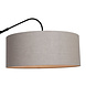 Steinhauer Wandlamp elegant classy 9324 zwart kap grijs linnen grof Steinhauer Wandlamp elegant classy 9324 zwart kap grijs linnen grof