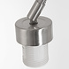 Steinhauer Vloerlamp prestige chic 9718st staal kap effen wit Steinhauer Vloerlamp prestige chic 9718st staal kap effen wit