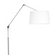 Steinhauer Vloerlamp prestige chic 9719 staal kap linnen wit Steinhauer Vloerlamp prestige chic 9719 staal kap linnen wit
