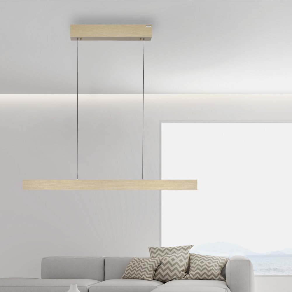 Neuhaus PURE Hanglamp e-Lift L 120 cm mat goud Neuhaus PURE Hanglamp e-Lift L 120 cm mat goud