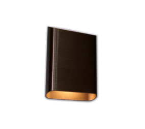 Artdelight Wandlamp Diaz Large H 20 cm koper brons