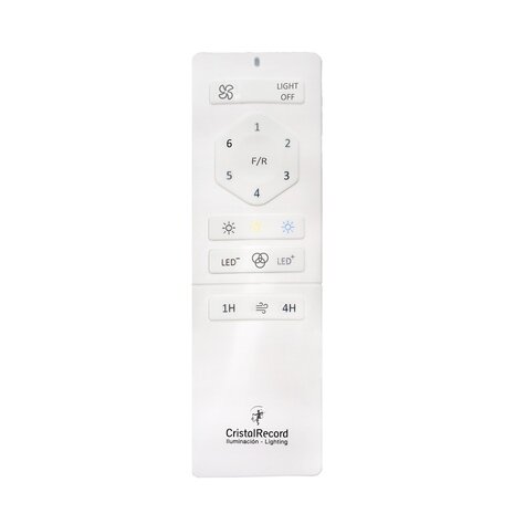 CristalRecord Plafondventilator Corpi Ø 50 cm RGB wit CristalRecord Plafondventilator Corpi Ø 50 cm RGB wit