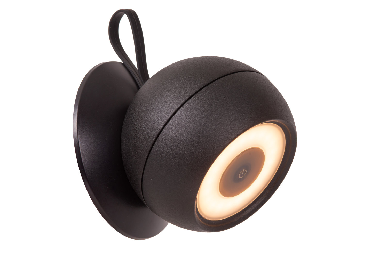 LUNEX - Wandlamp Buiten - LED Dimb. - 1x2W 3000K - IP54 - Met magnetisch montagesysteem - Zwart