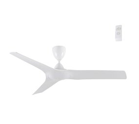 CristalRecord Plafondventilator Orkaan Ø 132 cm outdoor IP44 wit