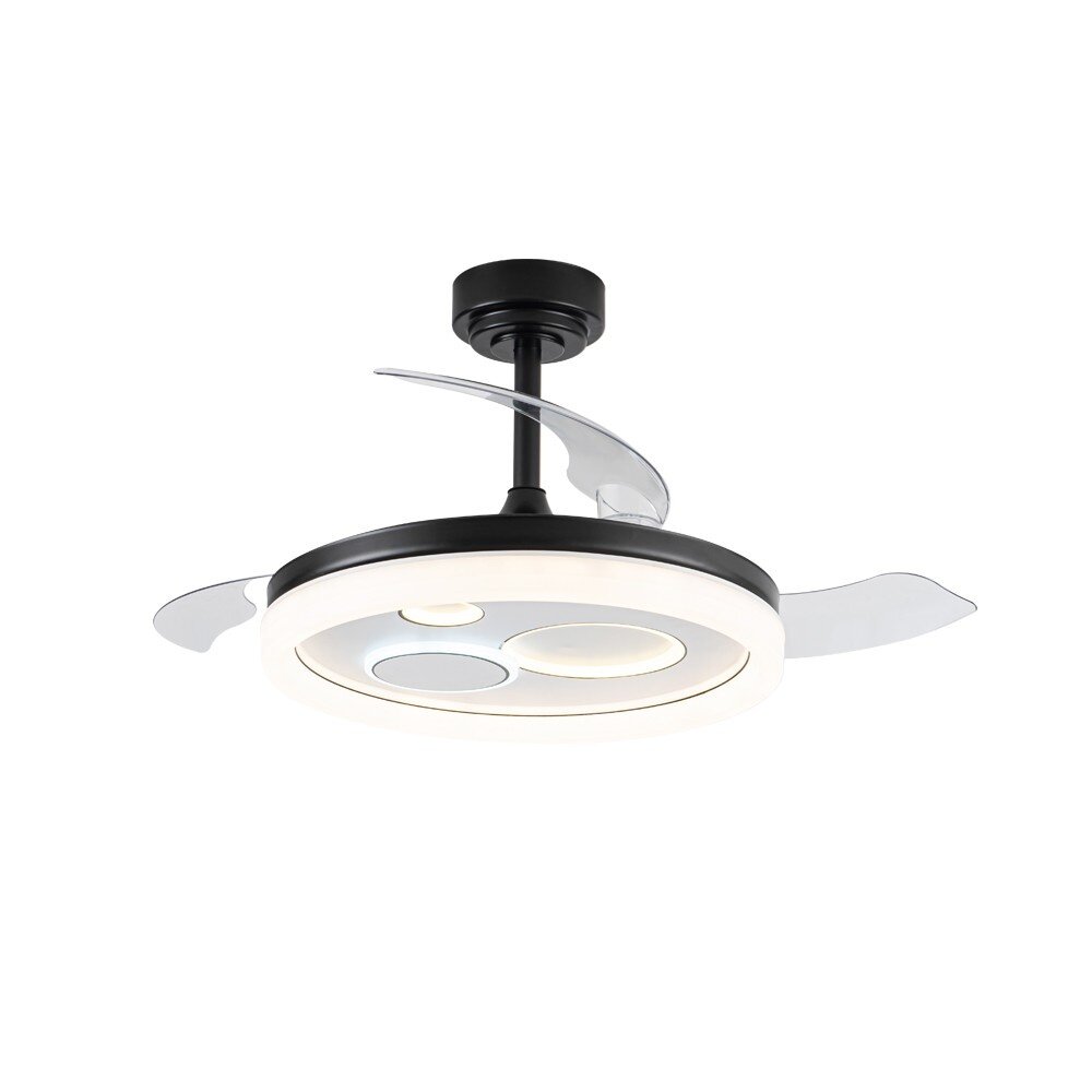 CristalRecord Plafondventilator Naira Ø 106 cm zwart