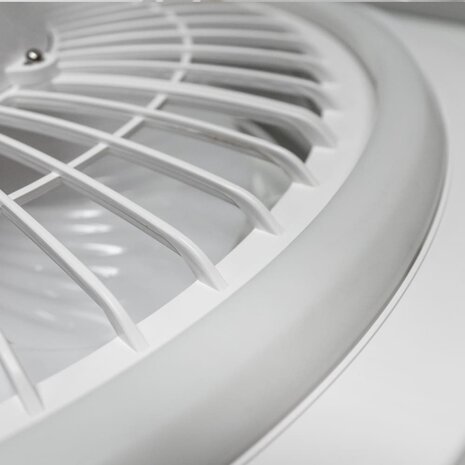 CristalRecord Plafondventilator Moli WIFI Ø 50 cm RGB wit CristalRecord Plafondventilator Moli WIFI Ø 50 cm RGB wit