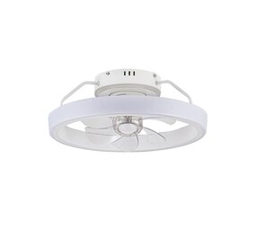 CristalRecord Plafondventilator Dinirot Ø 50 cm wit