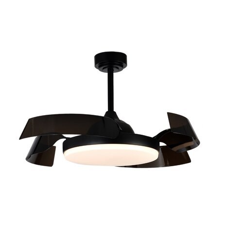 CristalRecord Plafondventilator Batan WIFI Ø 107 cm zwart