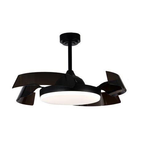 CristalRecord Plafondventilator Batan WIFI Ø 107 cm zwart