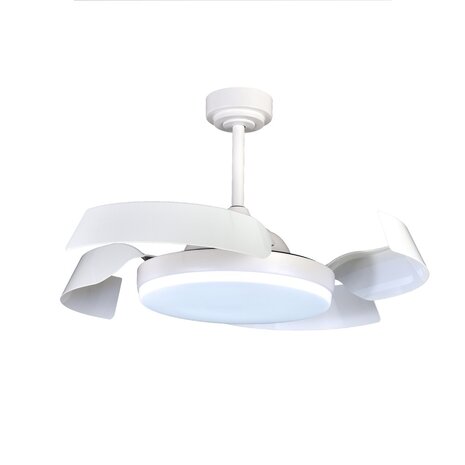 CristalRecord Plafondventilator Batan WIFI Ø 107 cm wit