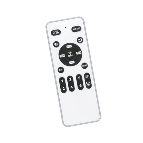 CristalRecord Plafondventilator Moll Mini Ø 56 cm wit