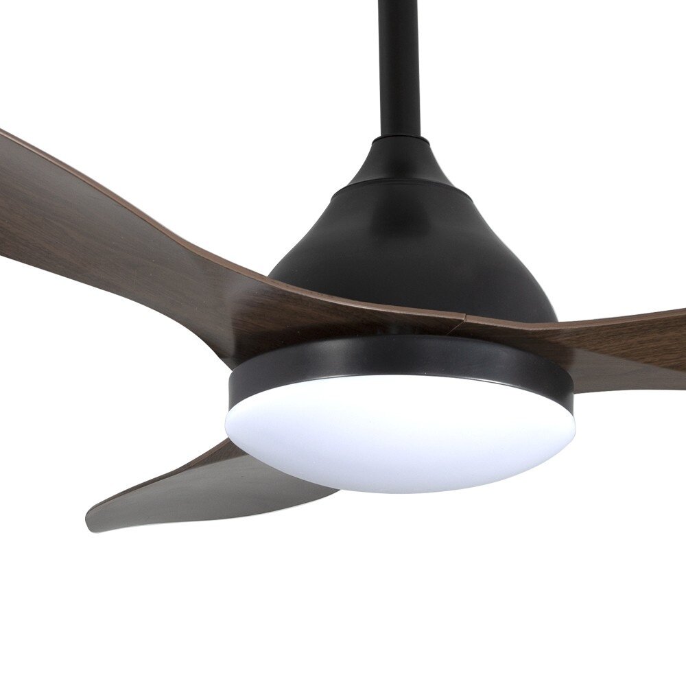 CristalRecord Plafondventilator Stel Ø 120 cm hout zwart