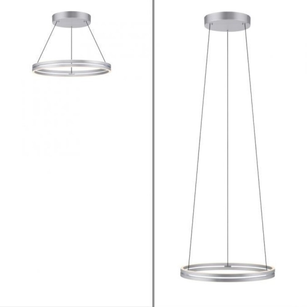 Neuhaus PURE Hanglamp E-Loop e-Lift Ø 70 cm mat chroom