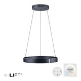 Neuhaus PURE Hanglamp E-Clipse e-Lift Ø 70 cm donker grijs