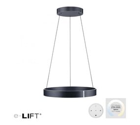 Neuhaus PURE Hanglamp E-Clipse e-Lift Ø 70 cm donker grijs